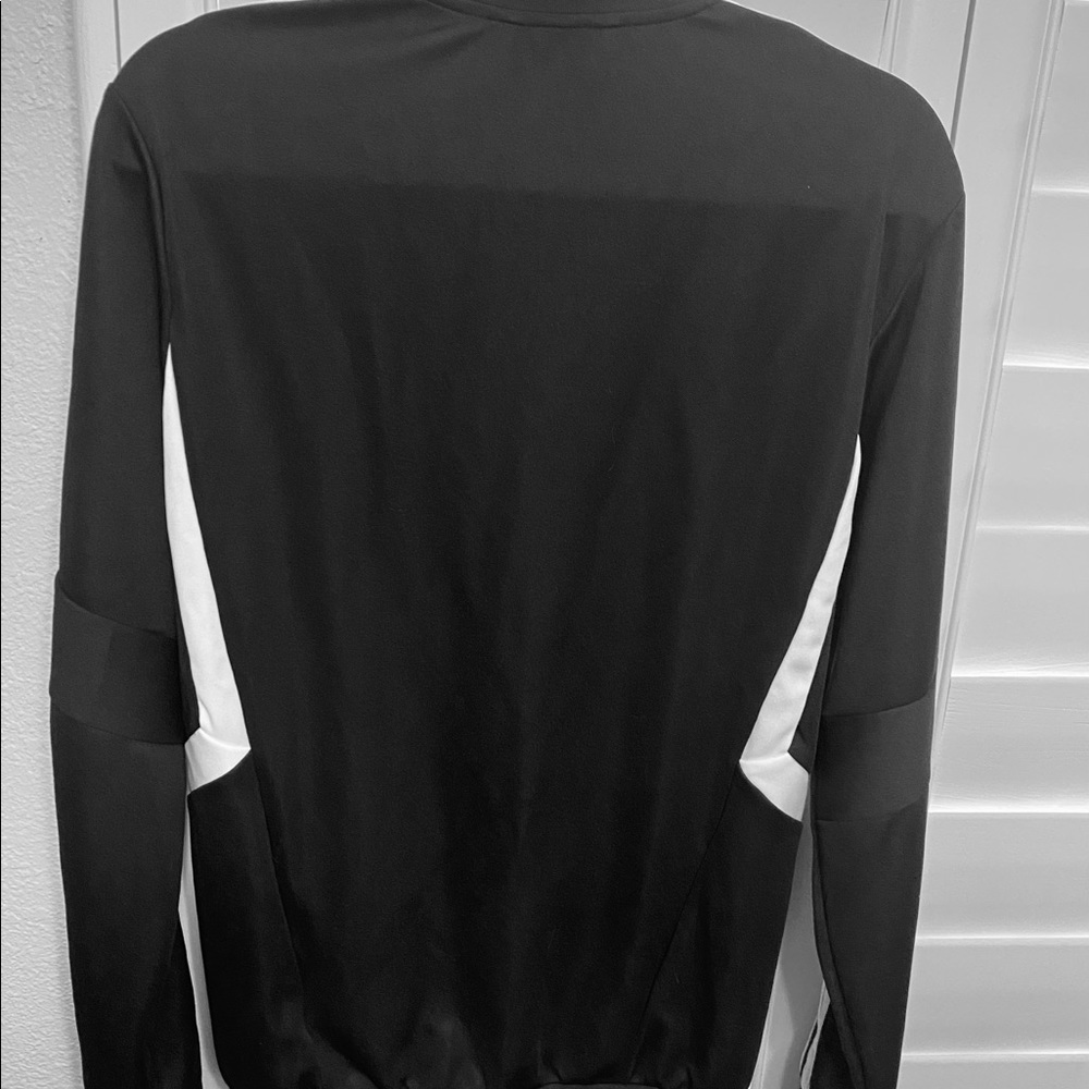 adidas Black and White Performance Jacket - Picture 4 of 5